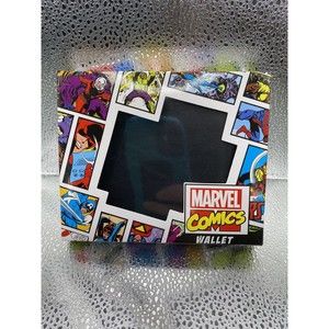 Marvel Avengers and Heroes Portraits Trifold Wallet Multi-Colors Stylish Comic.
